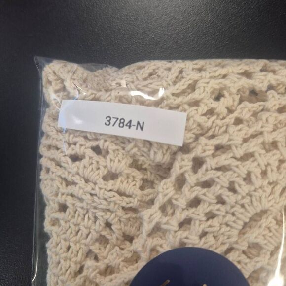 Doily, Vintage Ivory Cotton Crochet 10.75" - Picture 6 of 6